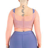 Capezio Sunset Nostalgia Collection Dusk Longsleeve Mesh Top, Adults