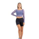 Capezio Sunset Nostalgia Collection Dusk Longsleeve Mesh Top, Adults