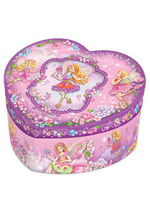 Mad Ally Heart Shaped Musical Jewelry Box