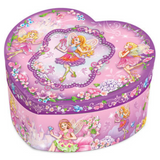 Mad Ally Heart Shaped Musical Jewelry Box