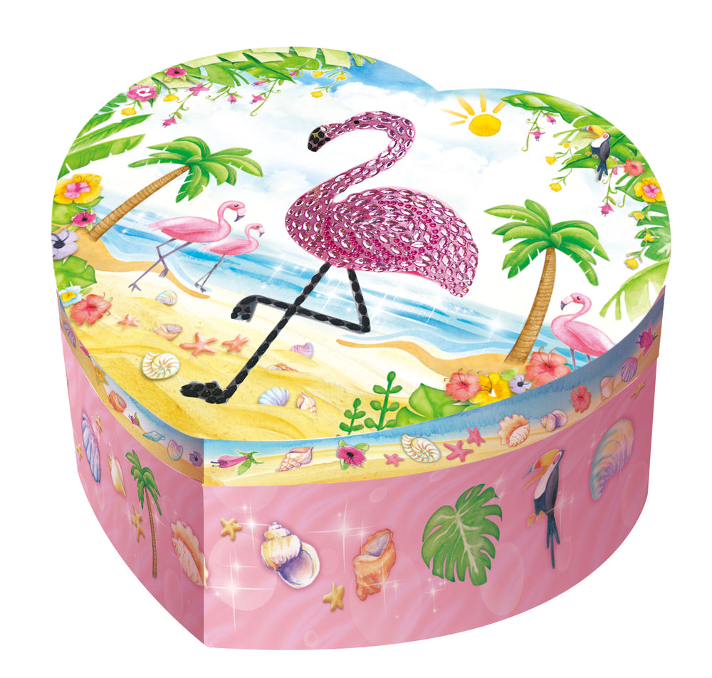 Mad Ally Heart Shaped Musical Jewelry Box