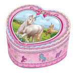 Mad Ally Heart Shaped Musical Jewelry Box