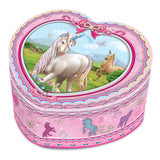 Mad Ally Heart Shaped Musical Jewelry Box