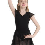 Capezio Flutter Sleeve Dress, Childs