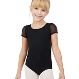 Capezio Puff Sleeve Keyhole Back Leotard, Childs