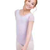 Capezio Puff Sleeve Keyhole Back Leotard, Childs