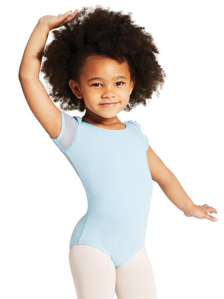 Capezio Puff Sleeve Keyhole Back Leotard, Childs