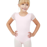 Capezio Puff Sleeve Keyhole Back Leotard, Childs