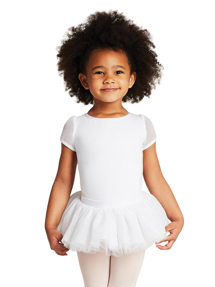 Capezio Puff Sleeve Keyhole Back Leotard, Childs