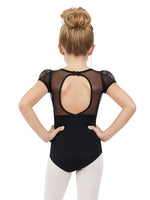 Capezio Puff Sleeve Keyhole Back Leotard, Childs