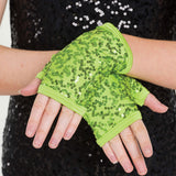 Studio 7 Sequin Fingerless Gloves